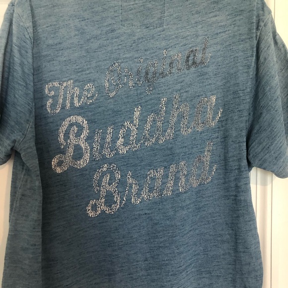 True Religion Blue Buddha Burnout Tee - Picture 4 of 6